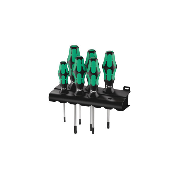 05028062001 Wera 6 Piece 367 Kraftform Plus Torx Screwdriver Set