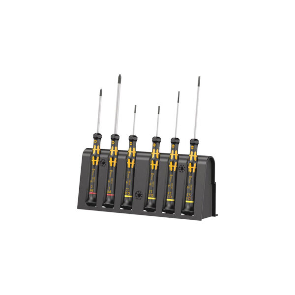 05030170001 Wera 6 Piece 1578 A ESD Kraftform Micro Screwdriver Set
