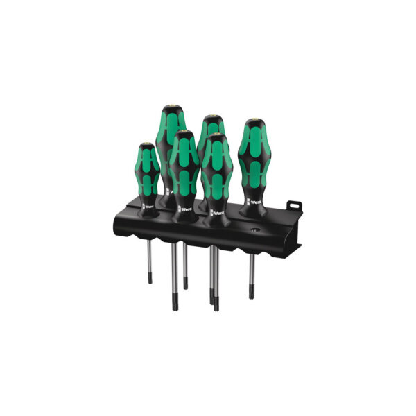 05138250001 Wera 6 Piece 367 BO Kraftform Plus Tamper-Proof Torx Screwdriver Set