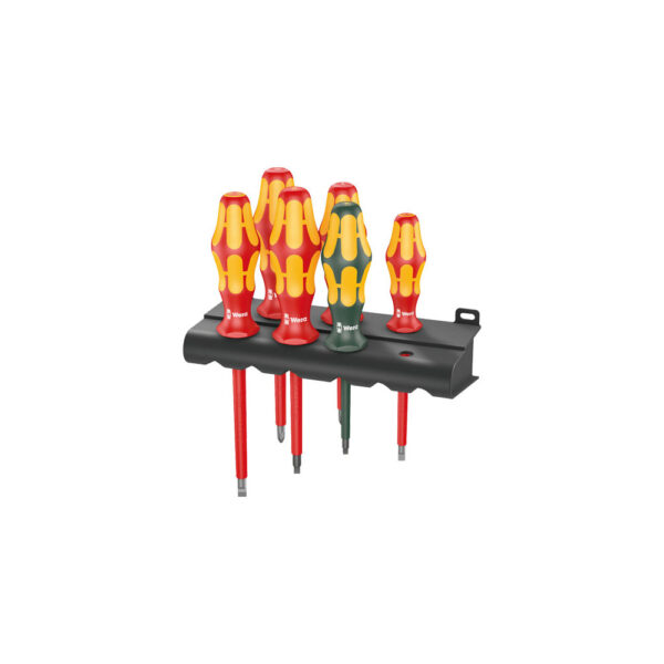 05347777001 Wera 6 Piece 160 i & 168 i Kraftform Plus Screwdriver Set