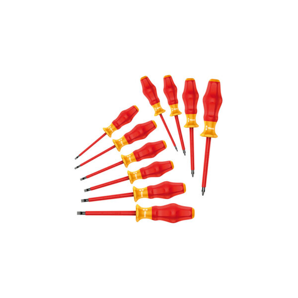 05345210001 Wera 10 Piece 1160i/1162i/10 VDE Kraftform Comfort Safety Screwdriver Set
