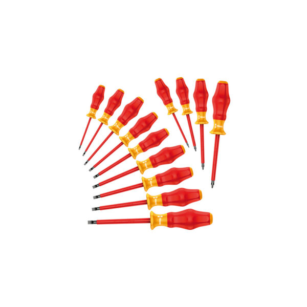 05345211001 Wera 13 Piece 1160i/1162i/13 VDE Kraftform Comfort Safety Screwdriver Set