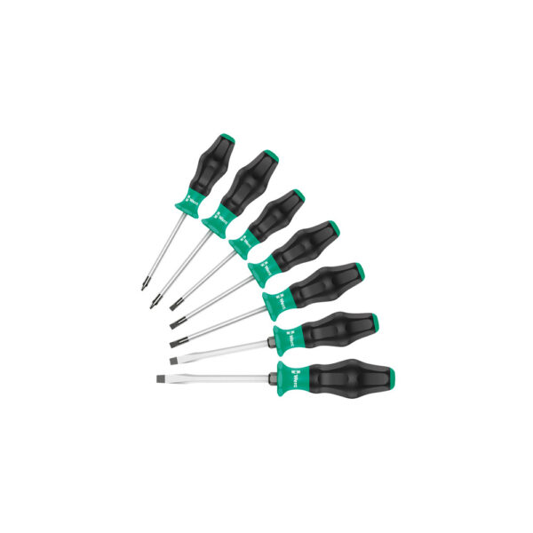 05345246001 Wera 7 Piece 1334/1335/1350/7 Kraftform Plus Screwdriver Set