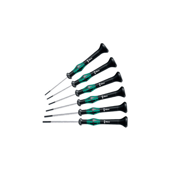 05345270001 Wera 6 Piece 2035/6 Kraftform Micro Screwdriver Set