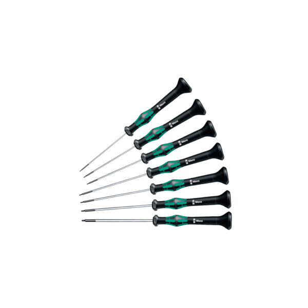 05345273001 Wera 7 Piece 2054/7 Kraftform Micro Hexagon Screwdriver Set
