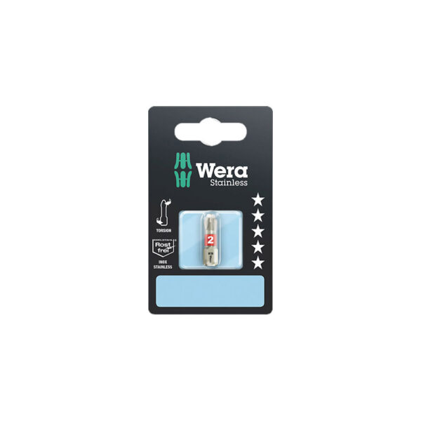 05073611001 Wera 3851/1 TS SB Stainless Steel Phillips 1/4'' Hex Insert Bit