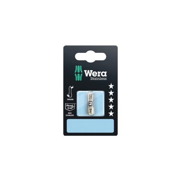 05073613001 Wera 3855/1 TS SB Stainless Steel Pozidriv Insert Bit