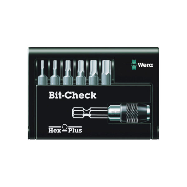 05056168001 Wera 7 Pc. Hex-Plus 1 Bit-Check