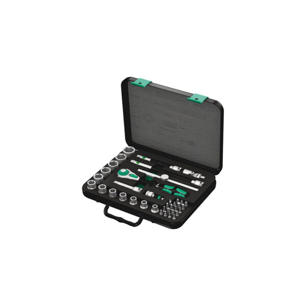 05003596001 Wera 38 Pc. 8100 SB 4 3/8'' Zyklop Imperial Ratchet Set