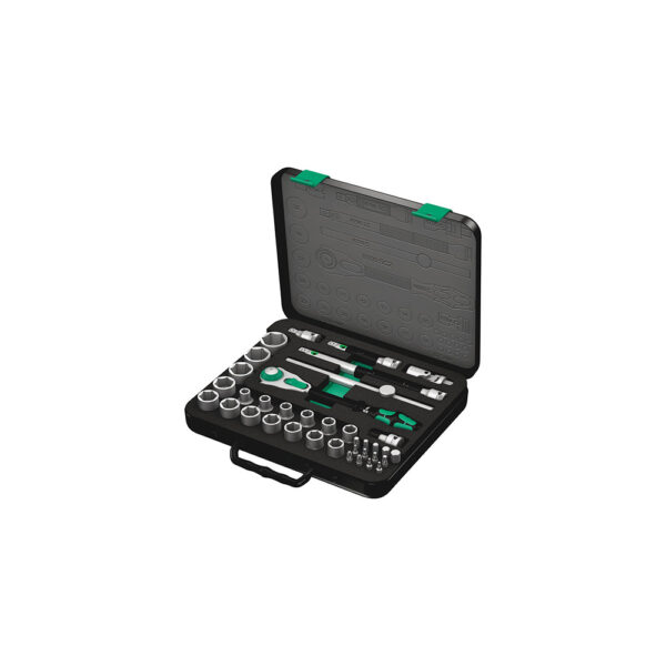 05003645001 Wera 37 Pc. 8100 SC 2 1/2'' Zyklop Metric Speed Ratchet Set