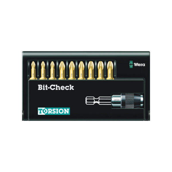 05056163001 Wera 10 Piece PZ Universal 1 Bit-Check