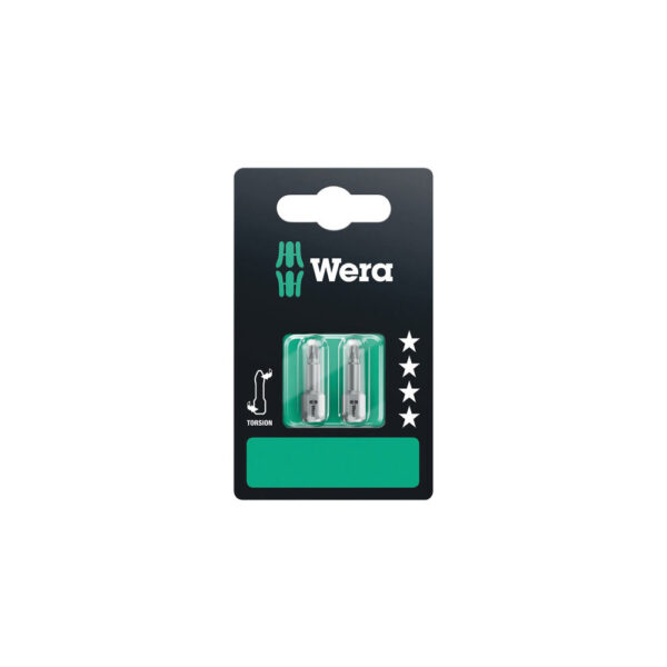 05073323001 Wera 851/1 #1 TZ 1/4'' Hex SB Phillips Insert Bit (2-Pack)