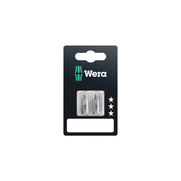 05073305001 Wera 851/1 #2 Z 1/4'' Hex SB Phillips Insert Bit (2-Pack)