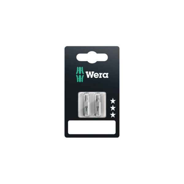 05073306001 Wera 851/1 #3 Z 1/4'' Hex SB Phillips Insert Bit (2-Pack)