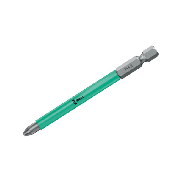 05323780001 Wera 853/4 1/4'' Hex Magnetized SL Phillips ACR Power Drive Bit with Sleeve