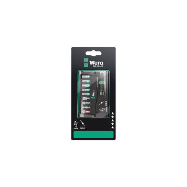 05073418001 Wera 10 Pc. BiTorsion 3 SB Bit-Check