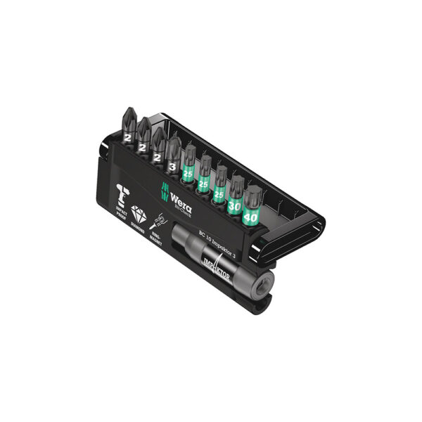 05057683001 Wera 10 Pc. Impaktor 3 Bit-Check