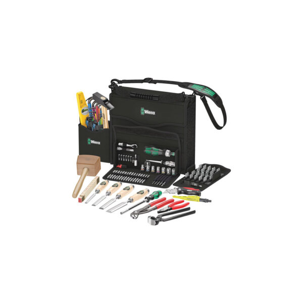 05134011001 Wera 2go 134 Piece H 1 Tool Set For Wood Applications