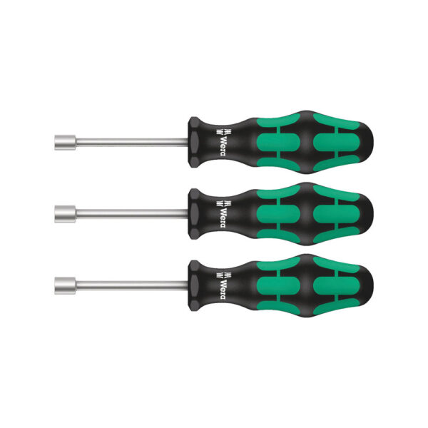 05134275001 Wera 3 Piece 395 HO Kraftform Plus Nutdriver Set