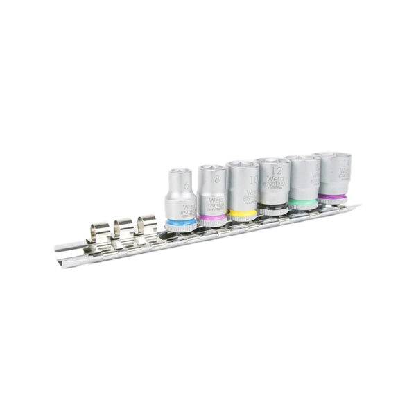 05300200001 Wera 6PC 1/4'' Zyklop Socket Set