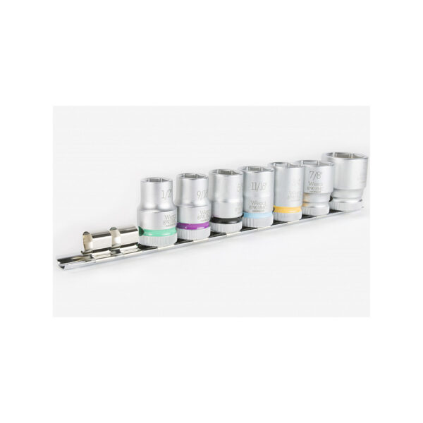 05300221001 Wera 7PC 1/2'' Zyklop Imperial Socket Set