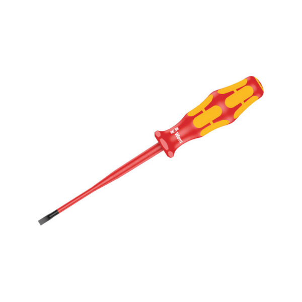 05020129001 Wera 160 iSS VDE Kraftform Plus Insulated Reduced Blade and Handle Slotted Screwdriver