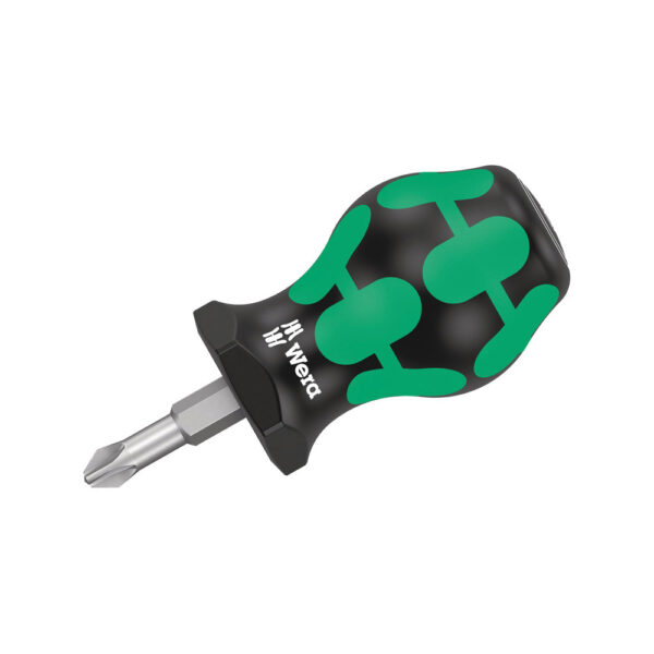 05008855001 Wera 355 Kraftform Plus Pozidriv Stubby Screwdriver