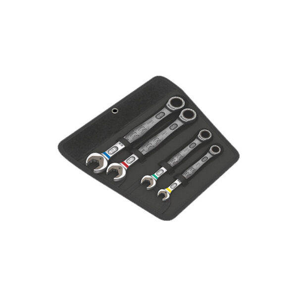 05073290001 Wera 6000 Joker 4 Piece Set of Ratcheting Combination Wrenches