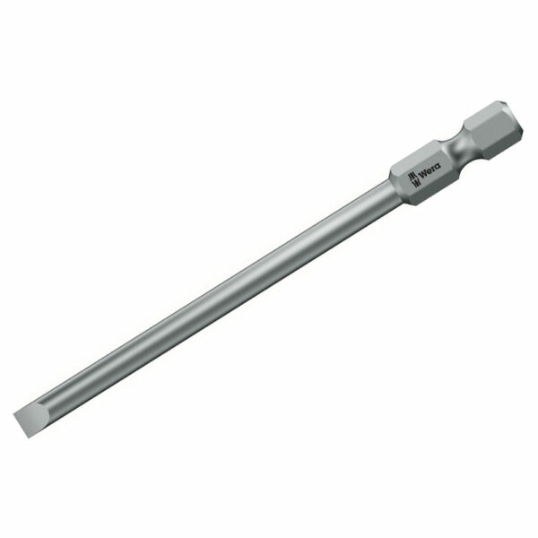 05059315001 Wera 800/4 Z 1/4'' Hex Slotted Power Drive Bit