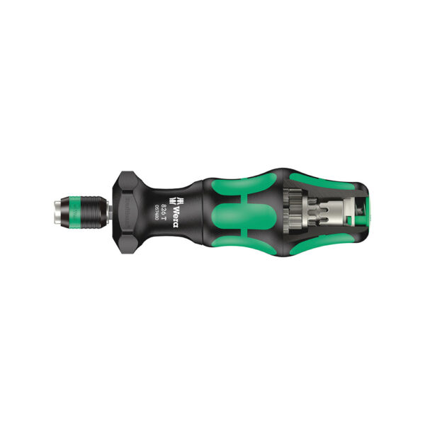 05057480001 Wera 826 T Kraftform Turbo Bit-Holding Screwdriver Handle with Rapidaptor Quick-Release Chuck