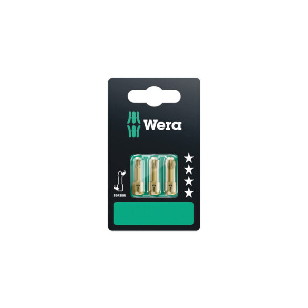 05073373001 Wera 855/1 TH SB 1/4'' Hex Pozidriv Insert Bit (3-Pack)