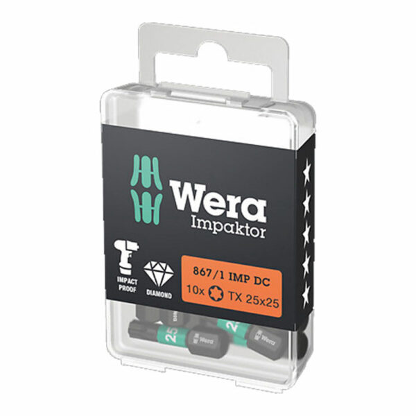 05057627001 Wera 867/1 IMP DC Impaktor DIY 1/4'' Hex Torx Insert Bit