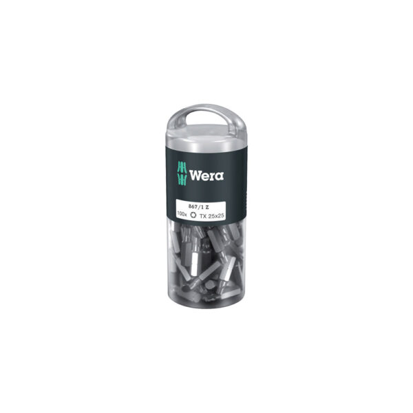 05072450001 Wera 867/1 Z DIY 1/4'' Hex Torx Insert Bit (100-Pack)
