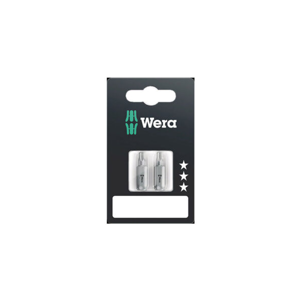05073062001 Wera 867/1 1/4'' Hex Z Torx BO Bits with bore hole SB