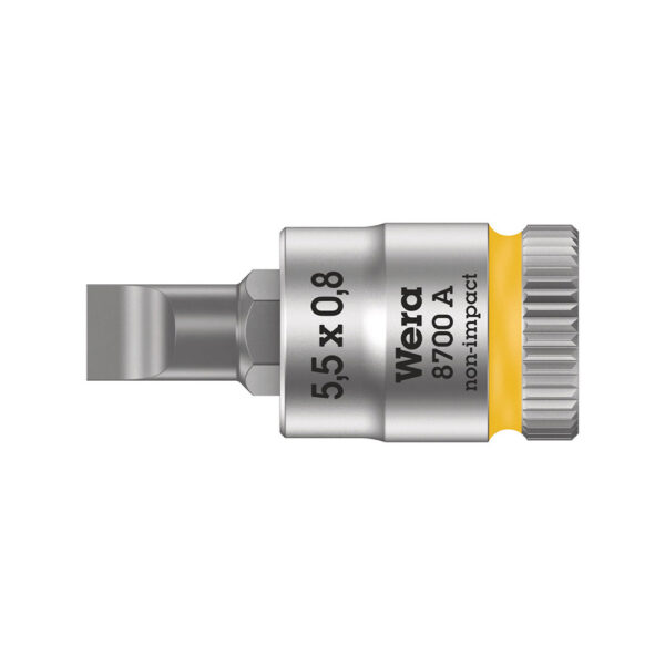 05003320001 Wera 8700 A FL Slotted 1/4'' Zyklop Bit Socket