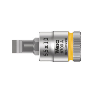 05003321001 Wera 8700 A FL Slotted 1/4'' Zyklop Bit Socket
