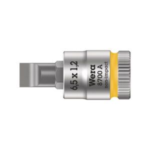 05003322001 Wera 8700 A FL Slotted 1/4'' Zyklop Bit Socket