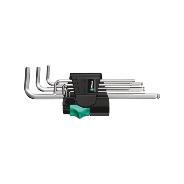 05022181001 Wera 7 Pc. 950/7 Hex-Plus 1 Chrome-Plated Metric L-Key Set