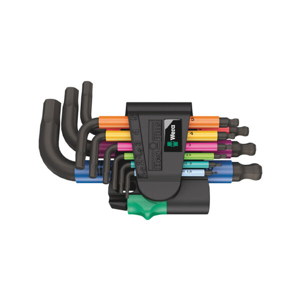 05133164001 Wera 9 Pc. 950/9 Hex-Plus Multicolor 2 BlackLaser Metric L-Key Set