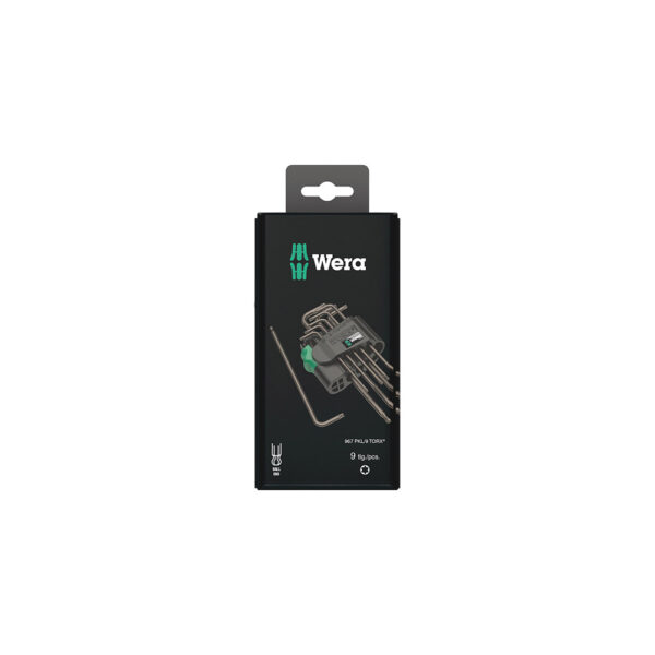 05073598001 Wera 9 Pc. 967/9 TX 1 SB BlackLaser L-Key Set