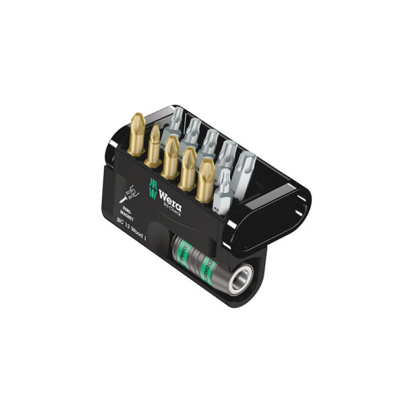 05057423001 Wera 12PC Wood 1 Bit-Check