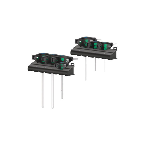 05023450001 Wera 7 Piece 454 HF Set 1 T-Handle Hex-Plus Hexagon Socket Screwdriver Set