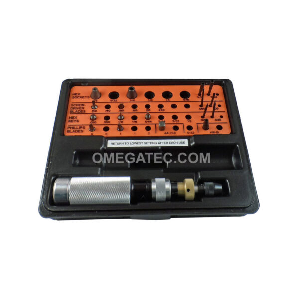 KT-100 Utica Torque Limiting Screwdriver 20 Piece Kit
