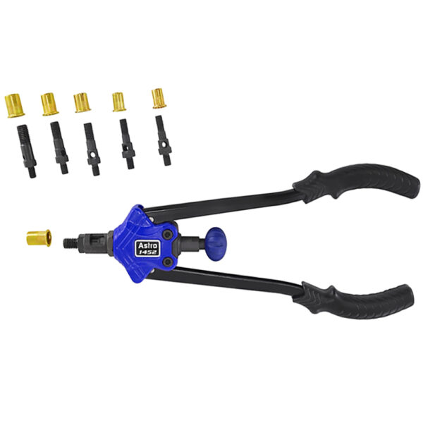 Astro Pneumatic 1452 XL Nut/Thread Setting Hand Riveter Kit 1/2'' Capacity