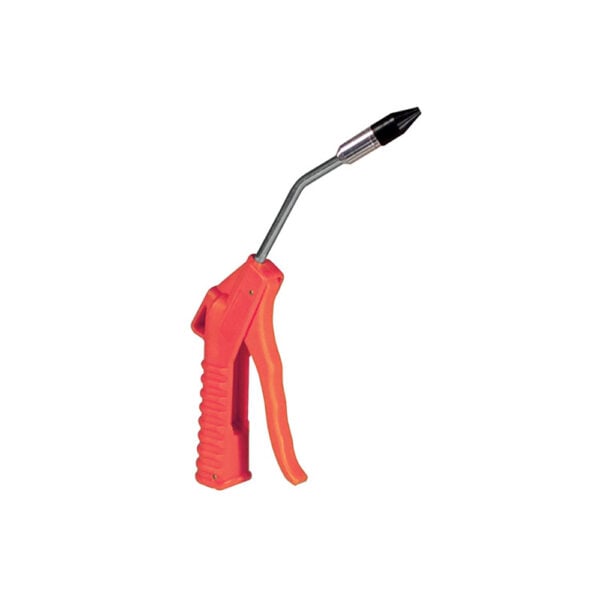 Astro Pneumatic 1718 Deluxe 4'' Air Blow Gun - Orange with 1/2'' Removable Rubber Tip