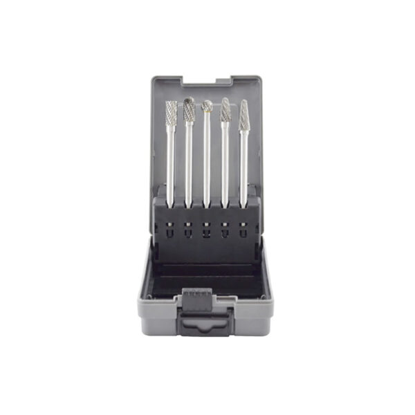 Astro Pneumatic 2185 Long Double Cut Carbide Burr 5PC Set 4.5''