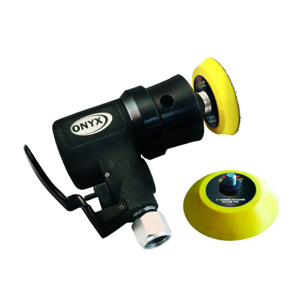 Astro Pneumatic 321 ONYX Random Orbit Micro Sander - Hook & Loop - 3mm Orbit