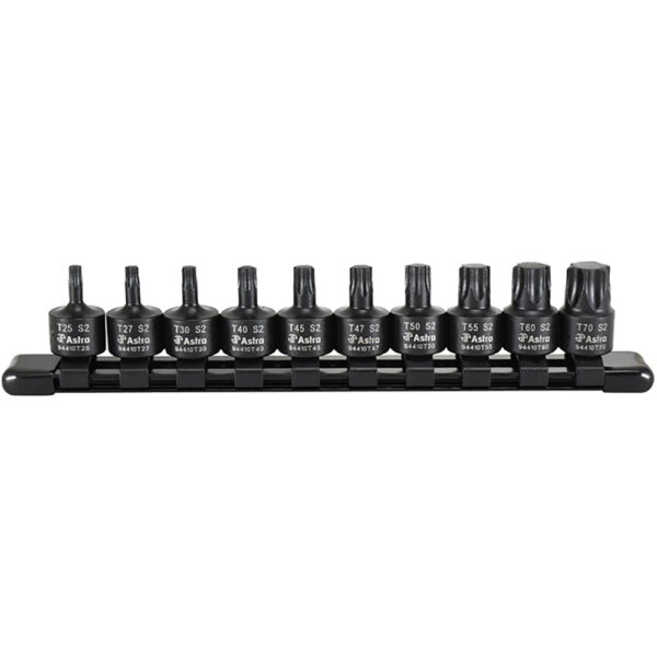 Astro Pneumatic 94410T 3/8'' Drive Nano Impact Torx Bit 10PC Sockets