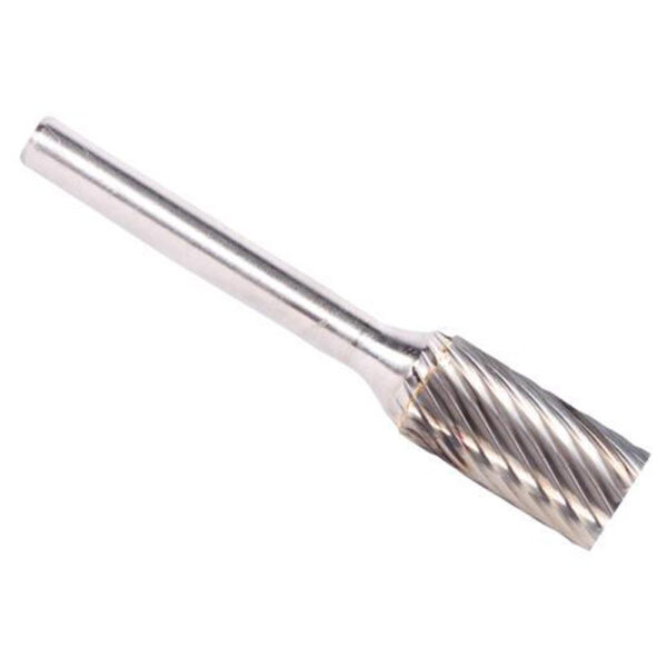 Omega Technologies SB3NF Cylindrical (End-Cut) Aluminum & Non-Ferrous Double Cut Solid Carbide Bur, 3/8'' x 3/4''