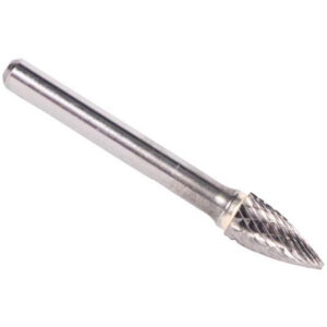 Tree (Pointed End) Double Cut Solid Carbide Burs